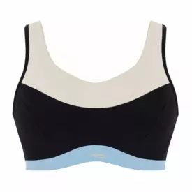 SC9442BCK Podprsenka SCULPTRESSE SPORTS UPBEAT NON PADDED WIRED BRA BLACK/CHALK