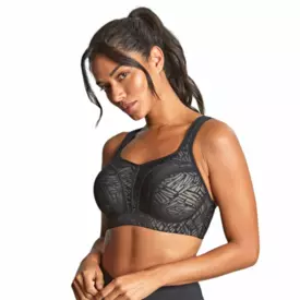 PS5021cBCK Podprsenka PANACHE SPORTS POWER WIRED BRA BLACK/CHALK