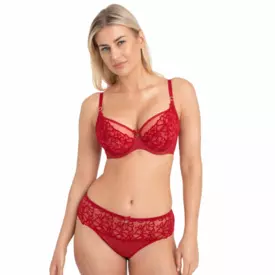 SAEMMAA123CRN Podprsenka SAMANTA EMMA A123 SOFT BALCONY BRA CRIMSON