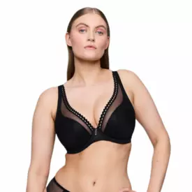 PD0142464ZWA Podprsenka PRIMADONNA TWIST VIVGIRL HALF PADDED PLUNGE BRA BLACK