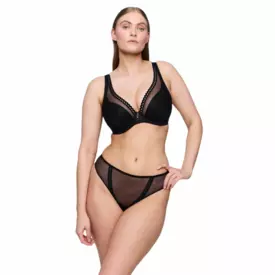 PD0142464ZWA Podprsenka PRIMADONNA TWIST VIVGIRL HALF PADDED PLUNGE BRA BLACK