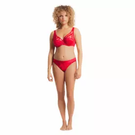 LB47111RAL Podprsenka LOUISA BRACQ SÉRIE FULL CUP BRA ROUGE À LEVRES