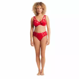 LB47140RAL Kalhotky LOUISA BRACQ SÉRIE SHORTY ROUGE À LEVRES