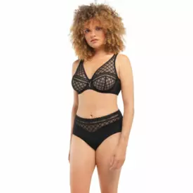 LB48511NOR Podprsenka LOUISA BRACQ PACO FLOULARD BRA NOIR