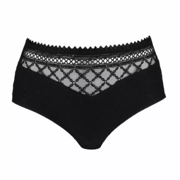 LB48550NOR Kalhotky LOUISA BRACQ PACO FULL BRIEF NOIR