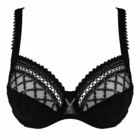 LB48501NOR Podprsenka LOUISA BRACQ PACO FULL CUP BRA NOIR