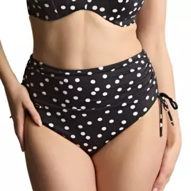 Plavky spodní díl PANACHE SWIM POLKA DOT MIDI GATHER BRIEF POLKA DOT PRINT