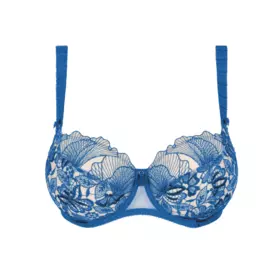 Podprsenka EMPREINTE AGATHE LOW-NECKED BRA BLEU LAZULI