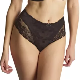 Kalhotky PANACHE EVANGELINE DEEP BRIEF BLACK