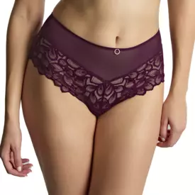Kalhotky PANACHE ALLURE DEEP BRIEF PLUM