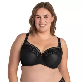 Podprsenka SAMANTA EMMA A910 SOFT FULL CUP SIDE SUPPORT BRA BLACK