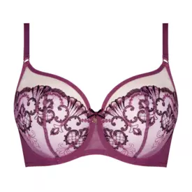 Podprsenka SAMANTA PERLA A143 SOFT HIGH APEX BRA HEATHER